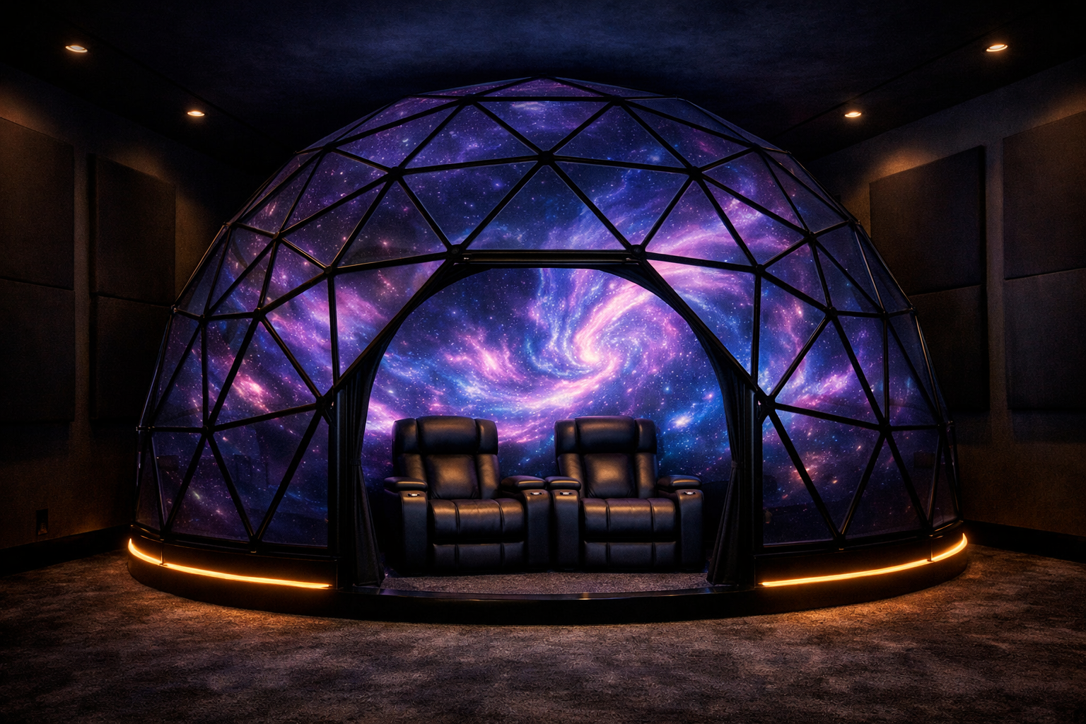 Ellie dome as home theater